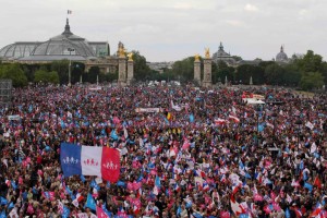 Demonstrations in Paris.