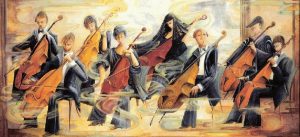 Art- Violin-Cello Players